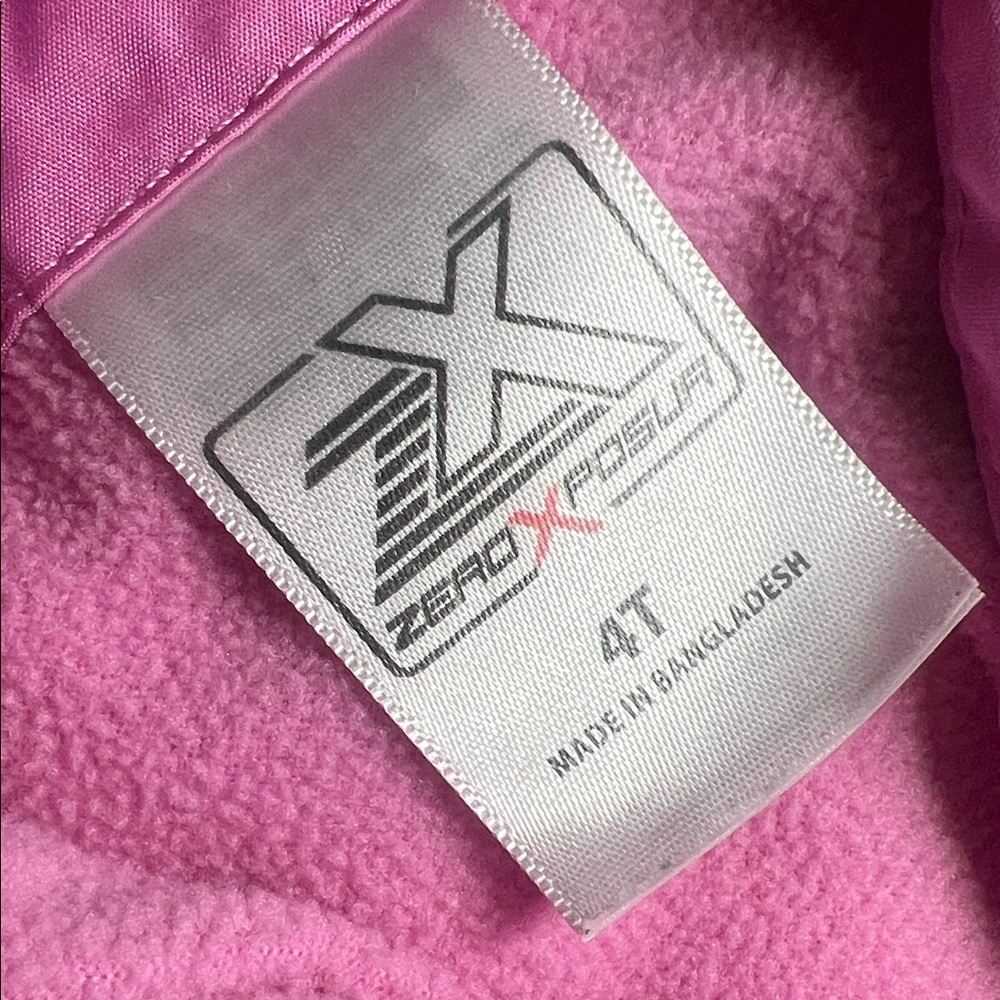 Girls ZeroXposur Pink Fleece Lining - Picture 2 of 15